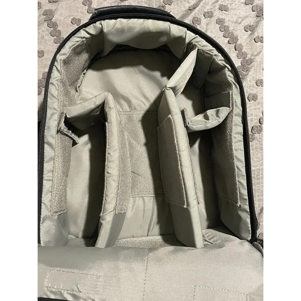 Beseler Camera Backpack Black‎ Padded Pockets Flexible Lens Compartments